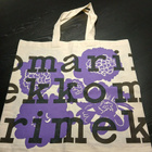 Marimekko Logo Kassi lila kukka - pikkukuva 1