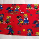 Retro lastenkangas 70-luvulta - värikäs 118 cm x 51 cm - pikkukuva 3
