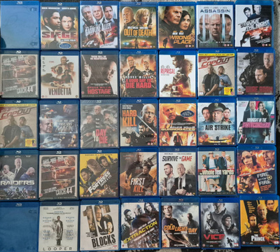 BRUCE WILLIS 33 KPL ELOKUVIA -Blu-Ray