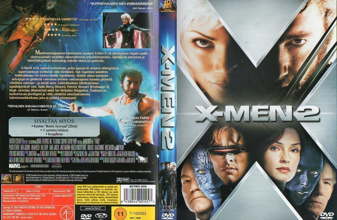 X-Men 2	(13 957)	k	-FI-		DVD		patrick stewart	2003	(1 dvd),