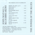 John Mayall's Bluesbreakers: The Power Of The Blues Live - pikkukuva 3