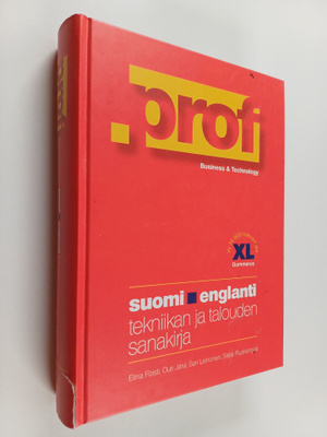 Elina Försti ym. : Prof : suomi-englanti : tekniikan ja t...