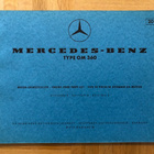 Varaosaluettelo Mercedes moottori OM 360 kuorma-auto 1969 - pikkukuva 1