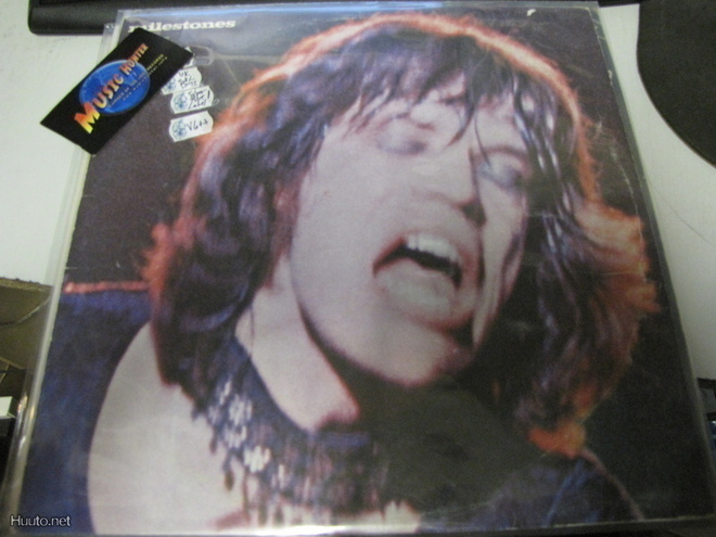 ROLLING STONES - MILESTONES  70" press LP UK PAINOS VG++