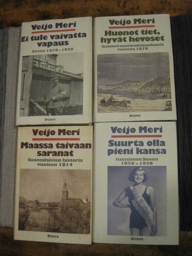 Veijo Meri :  Suomen historia-sarja, 4 teosta