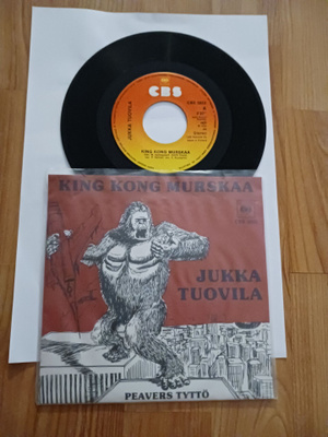 Jukka Tuovila – King Kong Murskaa 7" ps orig 1978 uusi mint