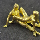 Erotic sculpture figurine in metal - pikkukuva 3