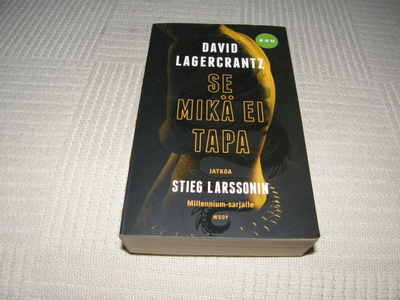 David Lagercrantz Se mikä ei tapa -pok