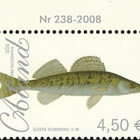 Ål 2008 Kaloja Kuha 4,50 € välilöpari numero ** LaPe 288 - pikkukuva 1