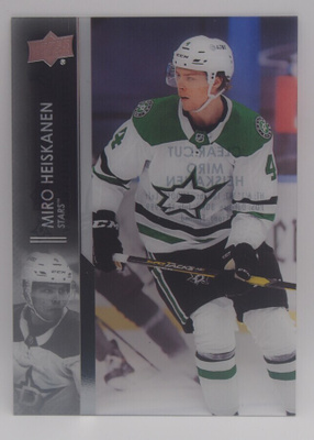2021-22 Upper deck Clear cut Miro Heiskanen