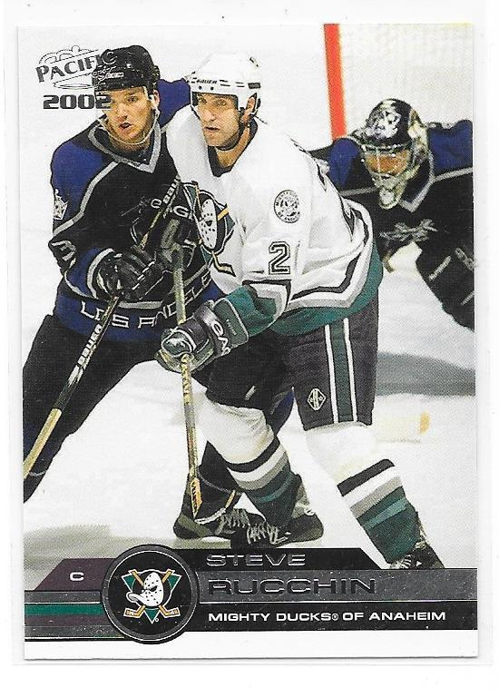 2001-02 Pacific #9 Steve Rucchin Anaheim Mighty Ducks
