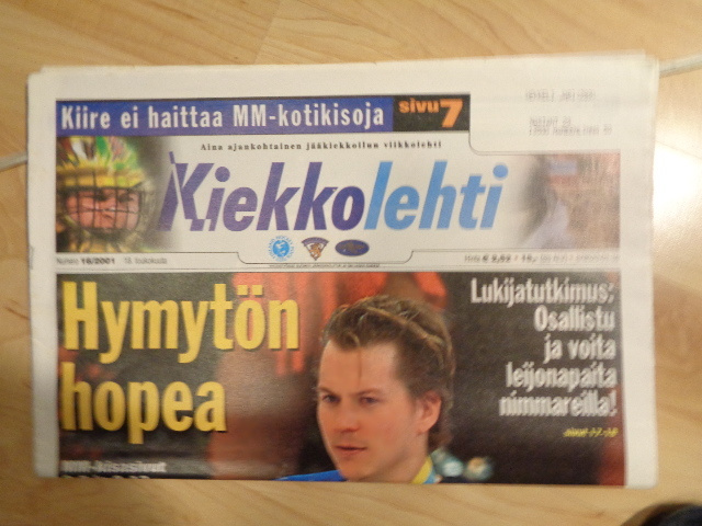 Kiekkolehti Nro 16/2001 (18.11)