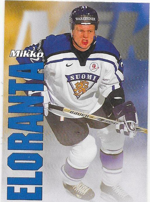 1998-99 CardSet Maajoukkue #20of47 Mikko Eloranta TPS