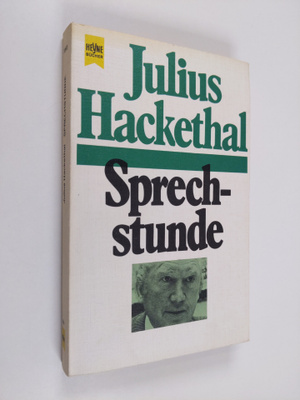 Julius Hackethal : Sprechstunde