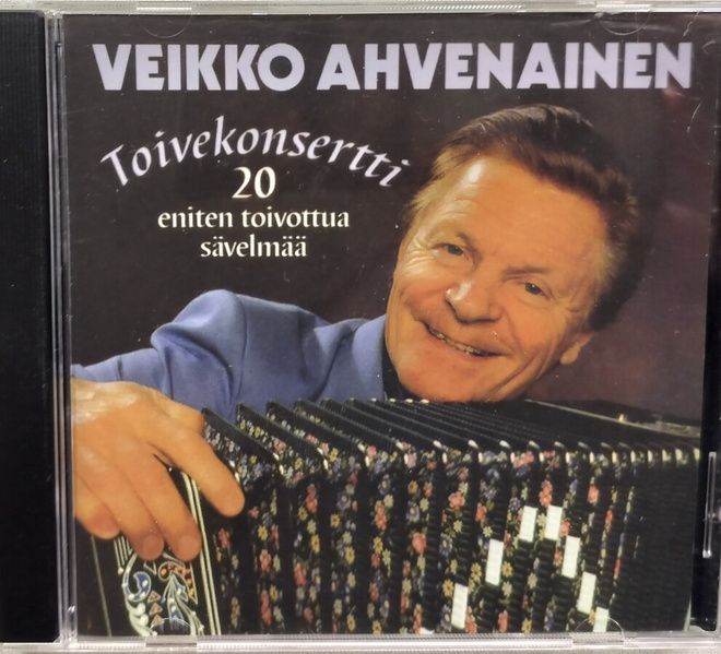 VEIKKO AHVENAINEN TOIVEKONSERTTI 20 sävelmää-CD, ACD 229