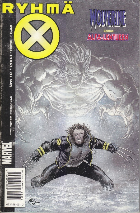 Ryhmä-X 10/2003 Wolverine kohtaa Alfa-lentueen