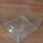 Palaset Läpinäkyvä muovinen säilytysrasia 12,5x12,5x7,5 cm - pikkukuva 1