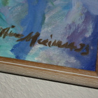 Aino Merimaa  LILJANKUKKIA  Öljyväri 82x50cm - pikkukuva 3