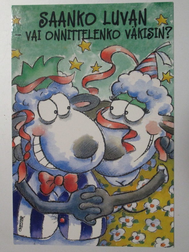 KULKEMATON SAANKO LUVAN VAI ONNITTELENKO VÄKISIN