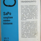 SaPo 73. Patricia Moyes: Tähdenlento. 1. painos. - pikkukuva 2