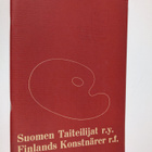 Suomen taiteilijat r.y. - Jäsenluettelo 1982 - pikkukuva 1