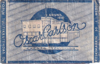 Ekenäs, Oscar Carlson     6/11