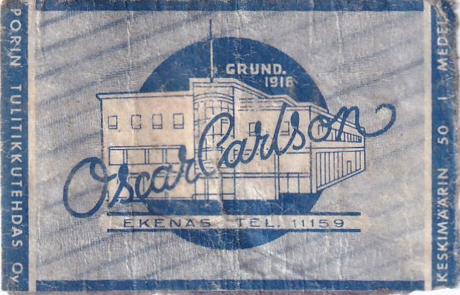 Ekenäs, Oscar Carlson     6/11