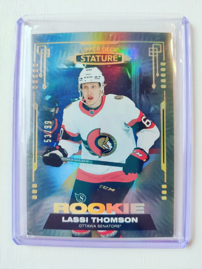 Lassi Thomson - 21-22 UD Stature Rookie /99