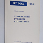 Osmo Hormia : Suomalaisen lyriikan peonirytmit - pikkukuva 1