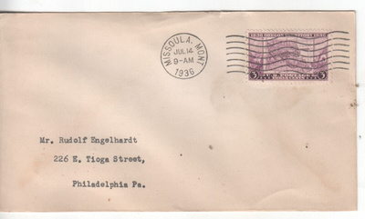 USA FDC   !936 oregon territory
