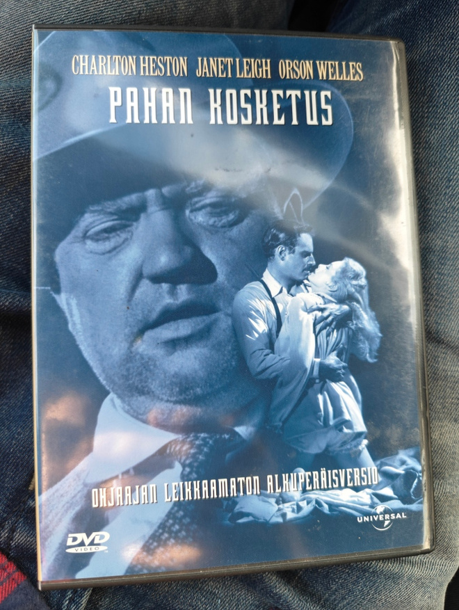 Pahan Kosketus - Touch of evil (1958) DVD Suomijulkaisu