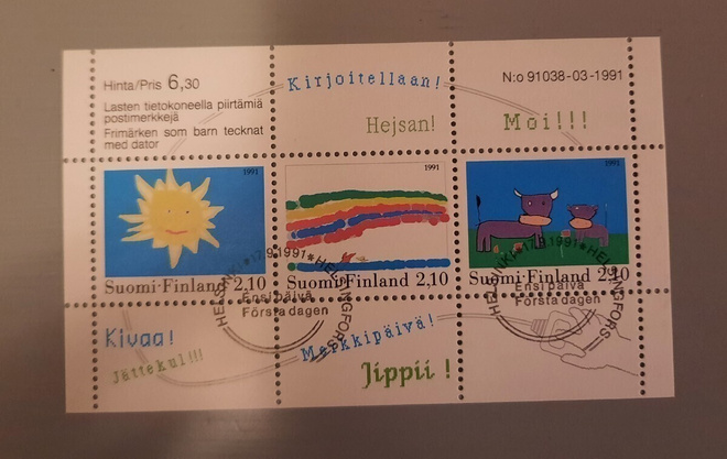// Blokki 7 Lasten harrastuksia, leimattu