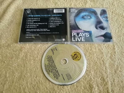 PETER GABRIEL - Plays Live - Highlights CD
