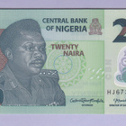 Nigeria 20 Naira v.2022 UNC P-34 Polymer - pikkukuva 1