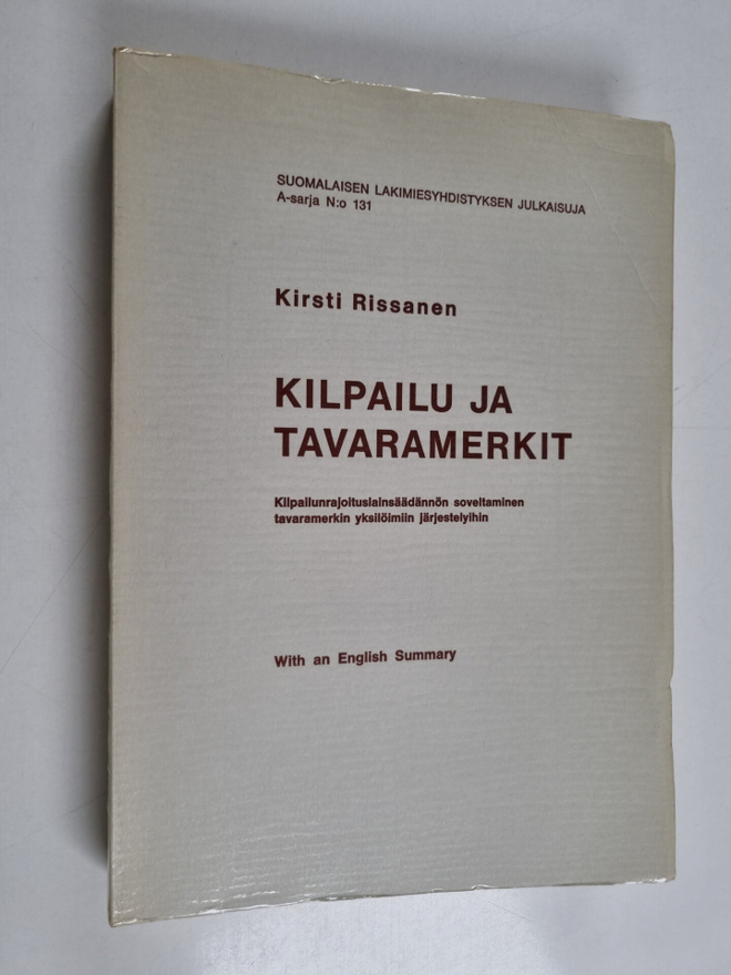 Kirsti Rissanen : Kilpailu ja tavaramerkit