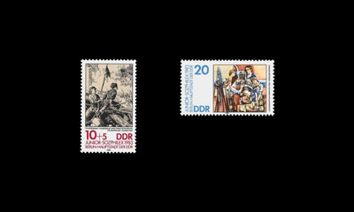 DDR 2812-3 ** Postimerkkinäyttely (1983)