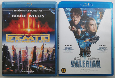 Valerian & The fifth element Blu-ray