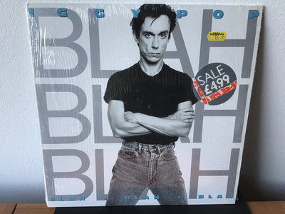 IGGY POP: Blah Blah Blah Lp levy