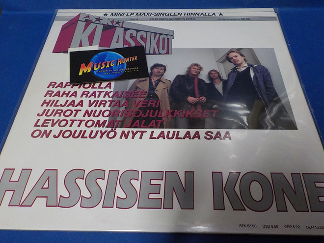 HASSISEN KONE - POKO KLASSIKOT EX+/M- MINI-LP