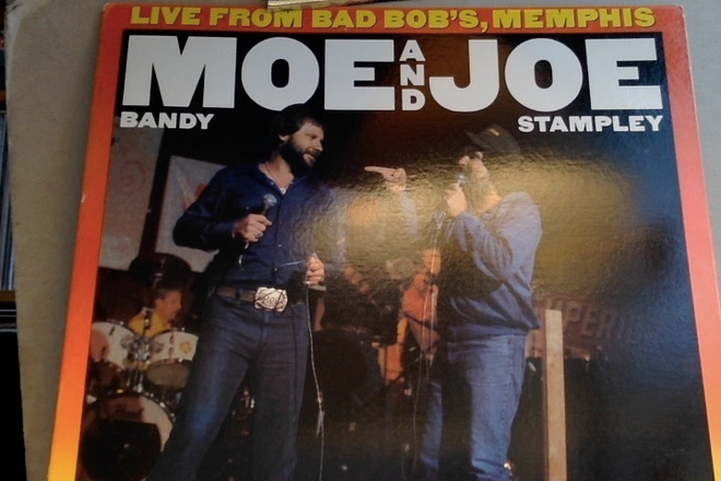 MOE AND JOE : LIVE FROM BAD BOB'S, MEMPHIS : VINYYLI LP 1985