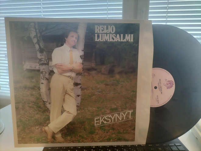 REIJO LUMISALMI, Eksynyt, LP -83 UPEA KUNTO !!