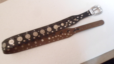 Nahkavyö 85cm made in Italy