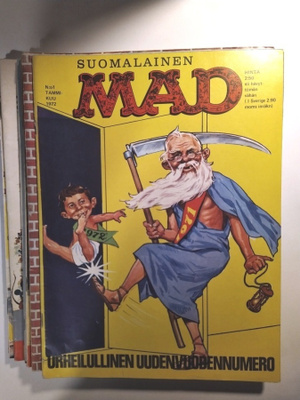 Suomalainen MAD vuosikerta 1972 N:ot 1- 9