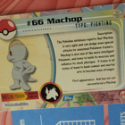 Machop #66 Pokemon 1999 Topps TV Blue Topps card - pikkukuva 2
