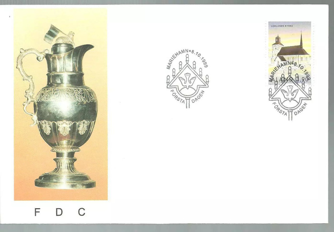 ÅLAND EPK FDC 9/1999: Lemlandin kirkko