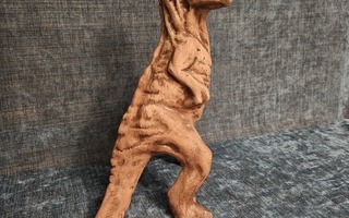 T - REX TYRANNOSAURUS , KÄSITYÖ , TEETETTY , AINOA YKSILÖ !