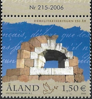 Ål 2006 Demilitarisaatio 1.50 € välilöpar numero ** LaPe 263