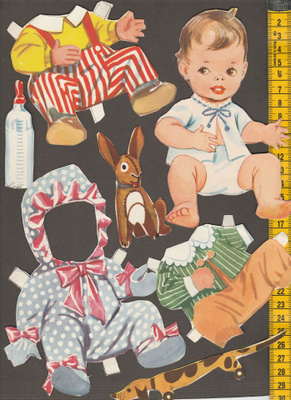 Paperinukke Pekka1950-luku