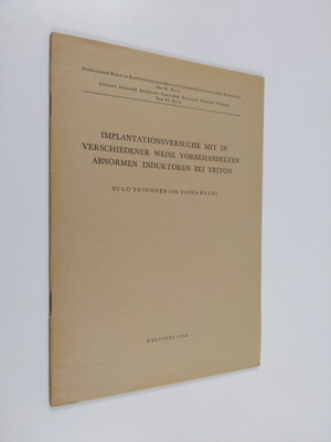 Taina Kuusi ym. : Implantationsversuche mit in verschiede...