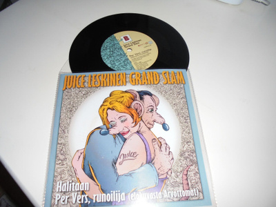 7" Juice Leskinen Grand Slam-Halitaan/Per Vers,Runoilija